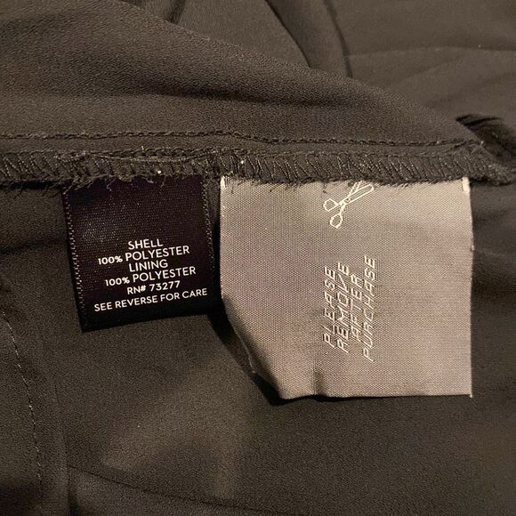 Simply Vera Vera Wang Medium Lace Blouse Pleated Back Hidden Button Up - Picture 10 of 10